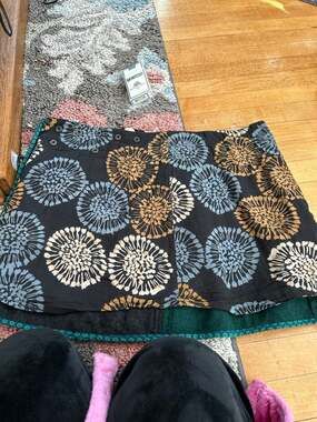 Moshiki reversible skirt one size